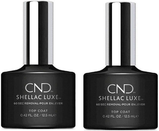 CND Shellac Luxe Gel Polish - TOP COAT Pack of Two