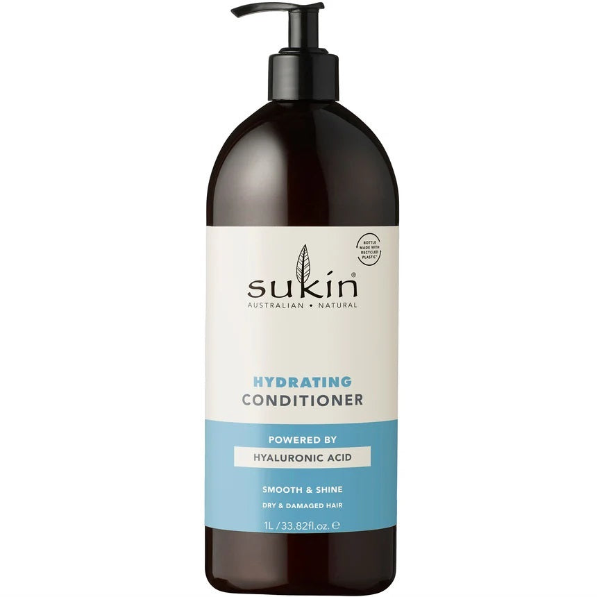 Sukin Natural Haircare Hydrating Conditioner For Dry Damaged Hair 1000ml