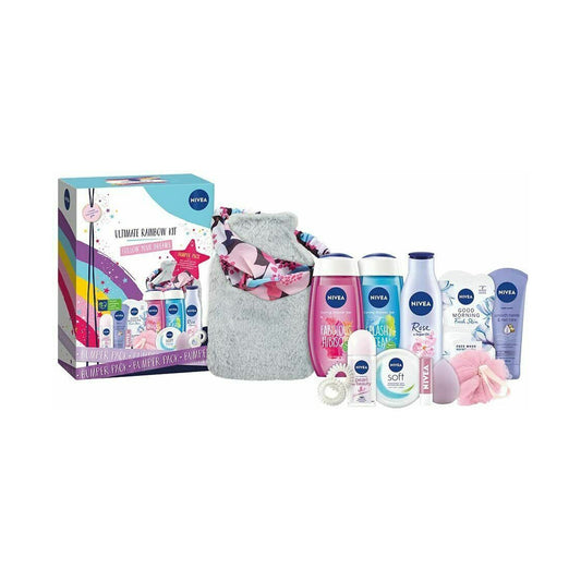 NIVEA Ultimate Rainbow Kit 13-Piece Bumper Pack Pampering Gift Set-BeautyNmakeup.co.uk