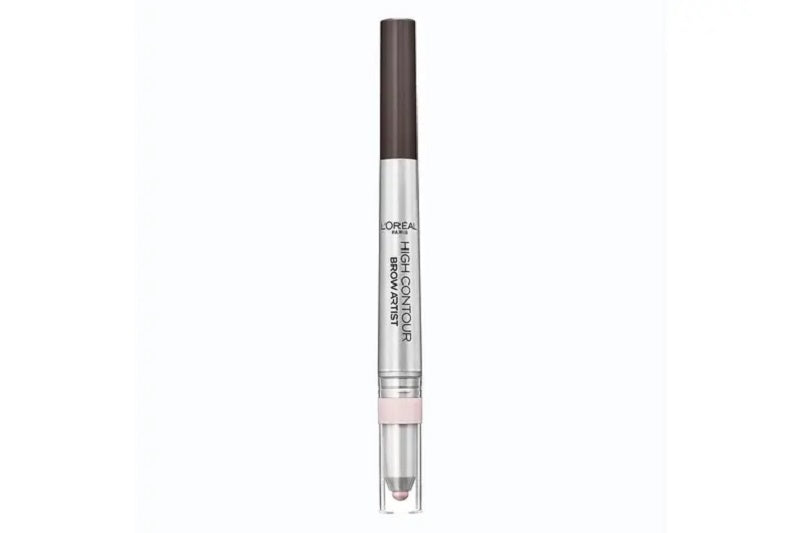 L'Oreal Paris High Contour Brow Pencil & Highlighter Duo 107 Cool Brunette-BeautyNmakeup.co.uk