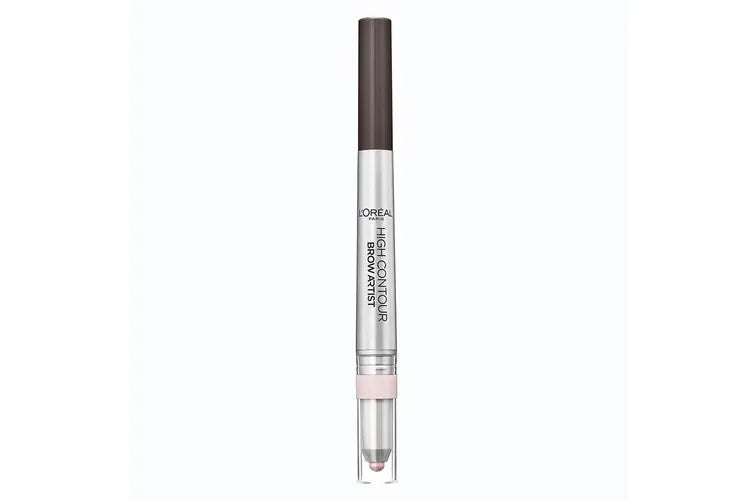 L'Oreal Paris High Contour Brow Pencil & Highlighter Duo 107 Cool Brunette-BeautyNmakeup.co.uk