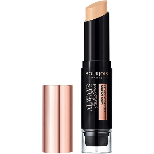 Bourjois Always Fabulous 24 Hour 2-in-1 Foundation and Concealer Stick with Blender -200 Rose Vanilla-BourJois-BeautyNmakeup.co.uk