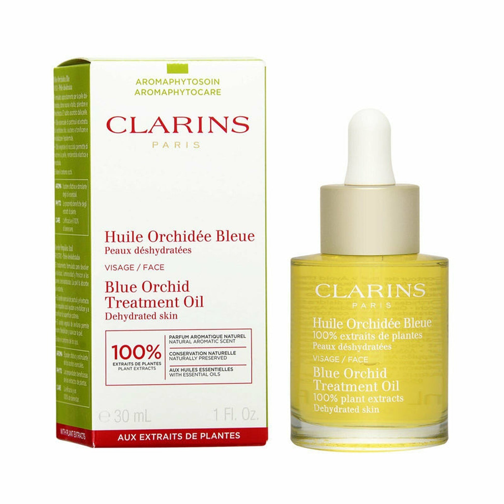 Clarins Blue Orchid Face Treatment Oil 30ml-CLARINS-BeautyNmakeup.co.uk
