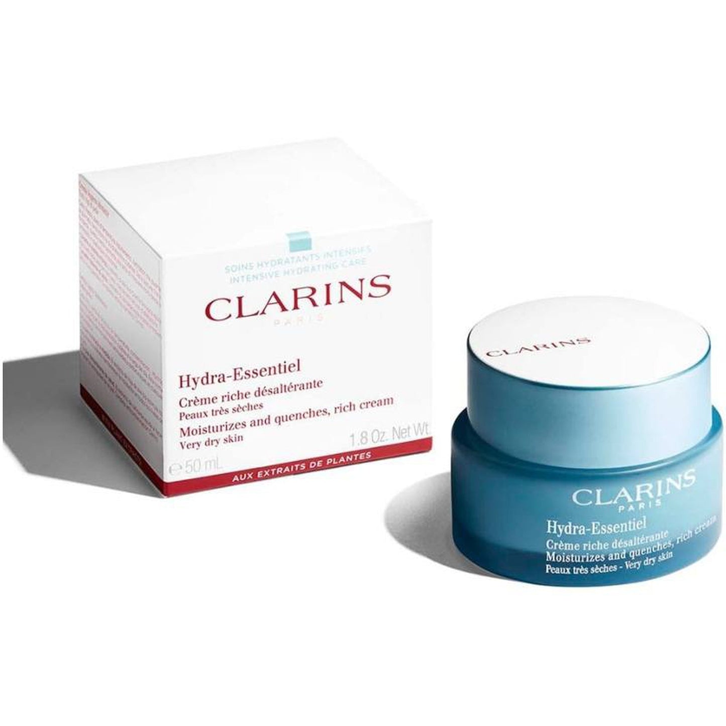 Clarins Hydra-Essentiel Rich Cream Very Dry Skin 50ml-CLARINS-BeautyNmakeup.co.uk