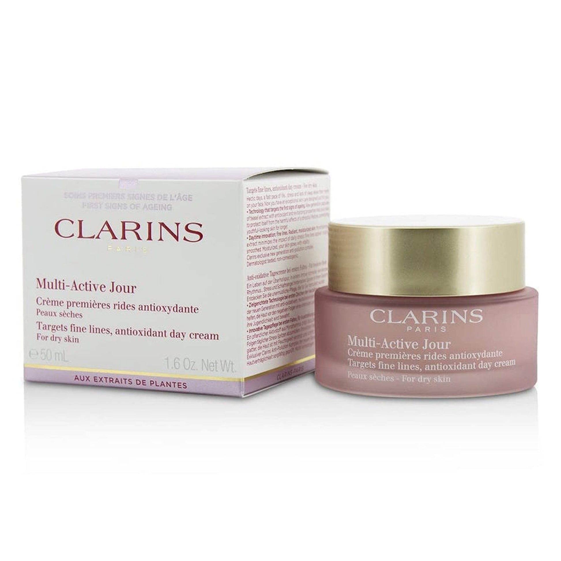 Clarins Multi Active Day Cream Dry 50ml-CLARINS-BeautyNmakeup.co.uk