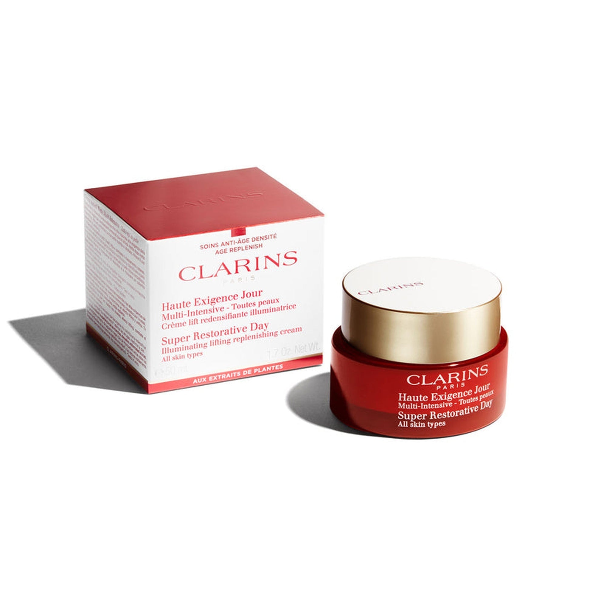Clarins Super Restorative Day Cream All Skin Types 50ml-CLARINS-BeautyNmakeup.co.uk