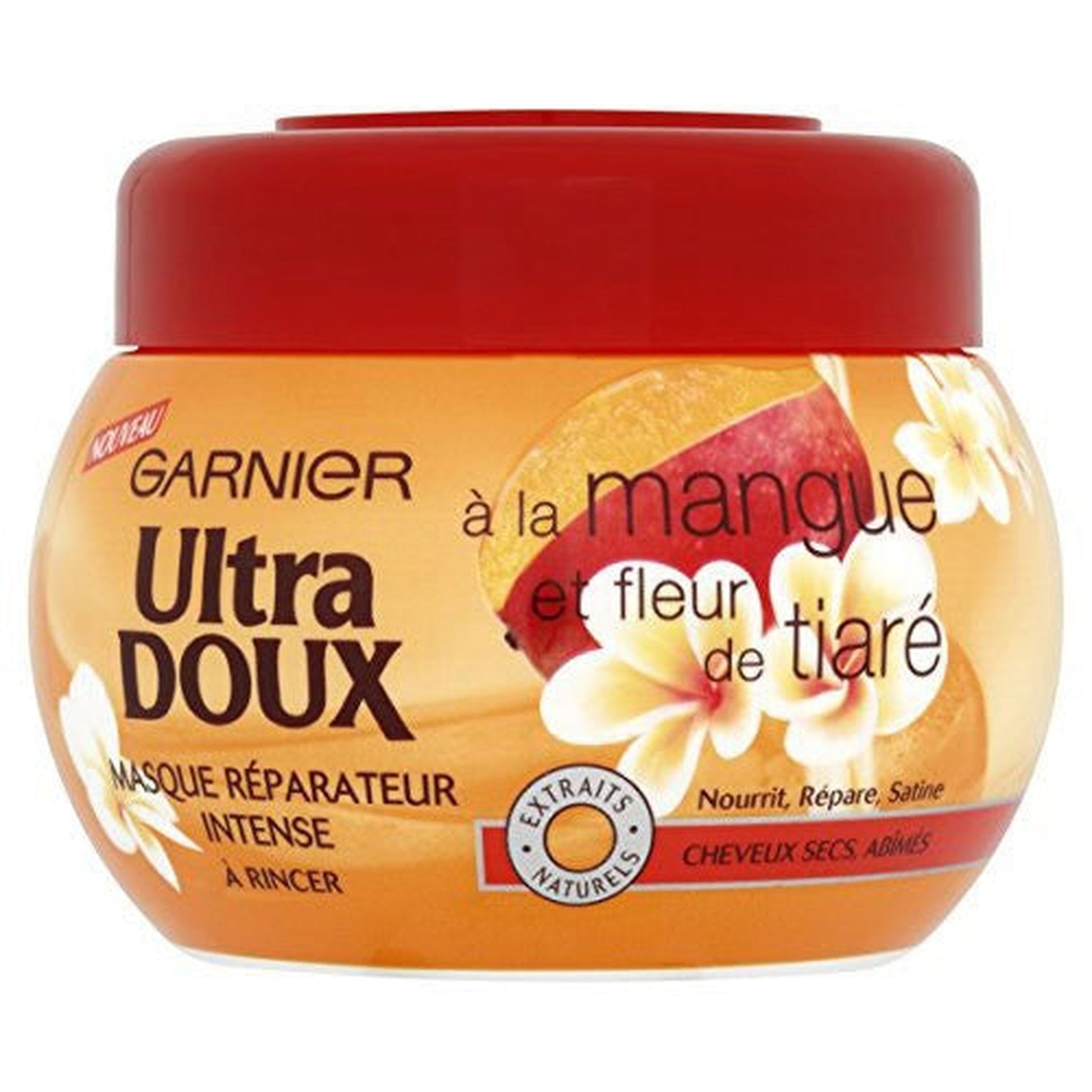 Garnier Ultra Doux Mango-Tiaré Flower - Hair Mask 300ml - Dry or Damaged Hair-Garnier-BeautyNmakeup.co.uk