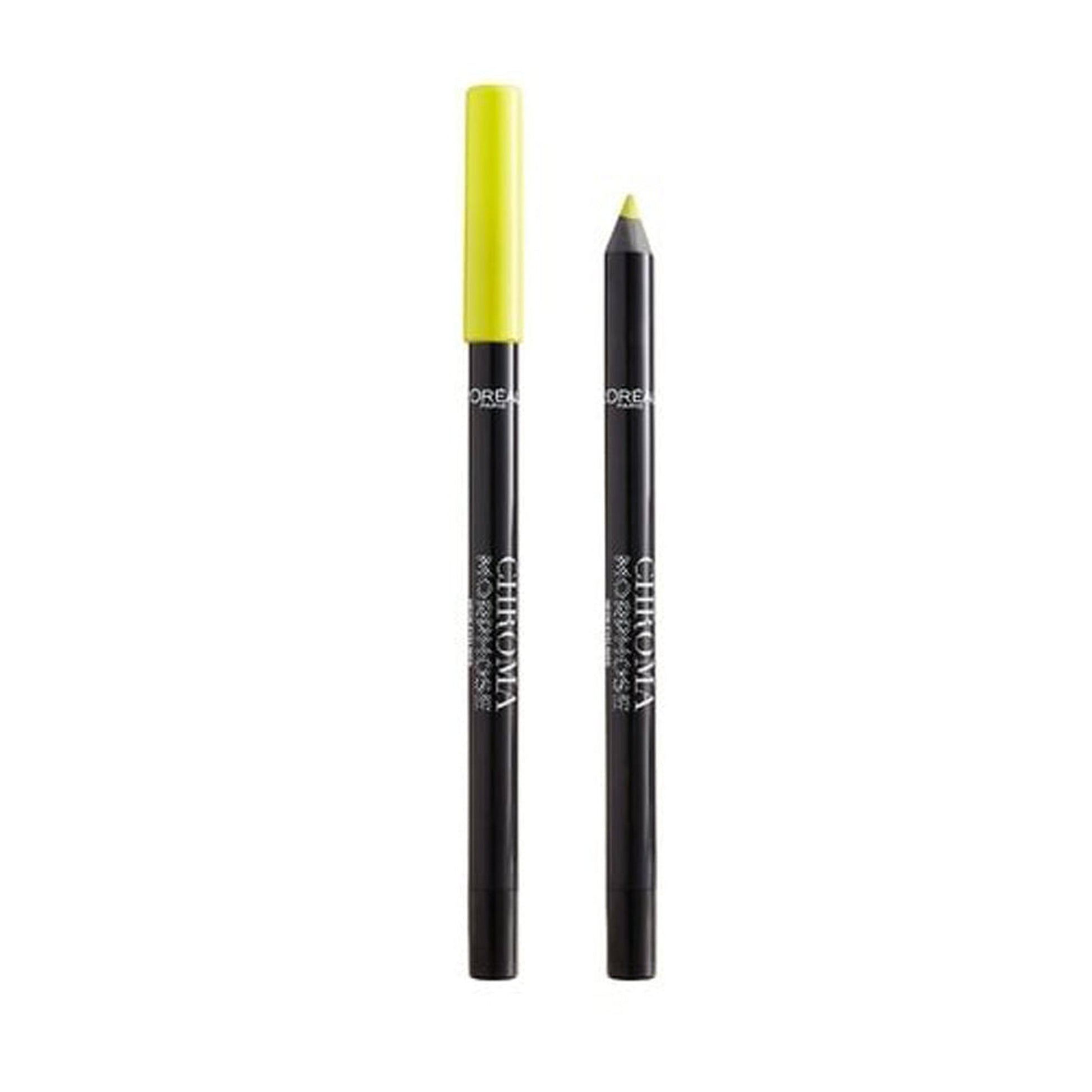 L'Oreal Chroma Morphose Neon Eyeliner Pencil 20 Neon Green-L'Oreal-BeautyNmakeup.co.uk