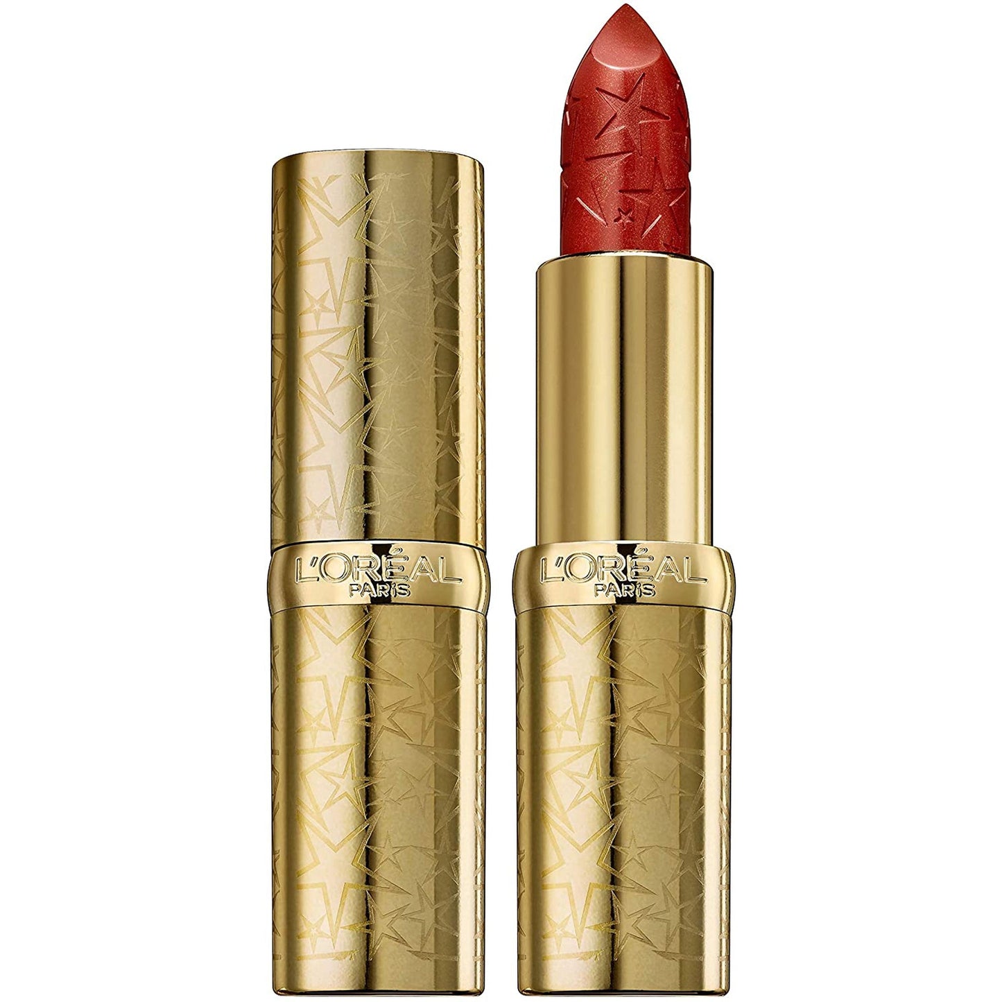 L'Oreal Cosmetics Colour Riche Glitter Fever Lipstick 393 Paris Burning-L'Oreal-BeautyNmakeup.co.uk