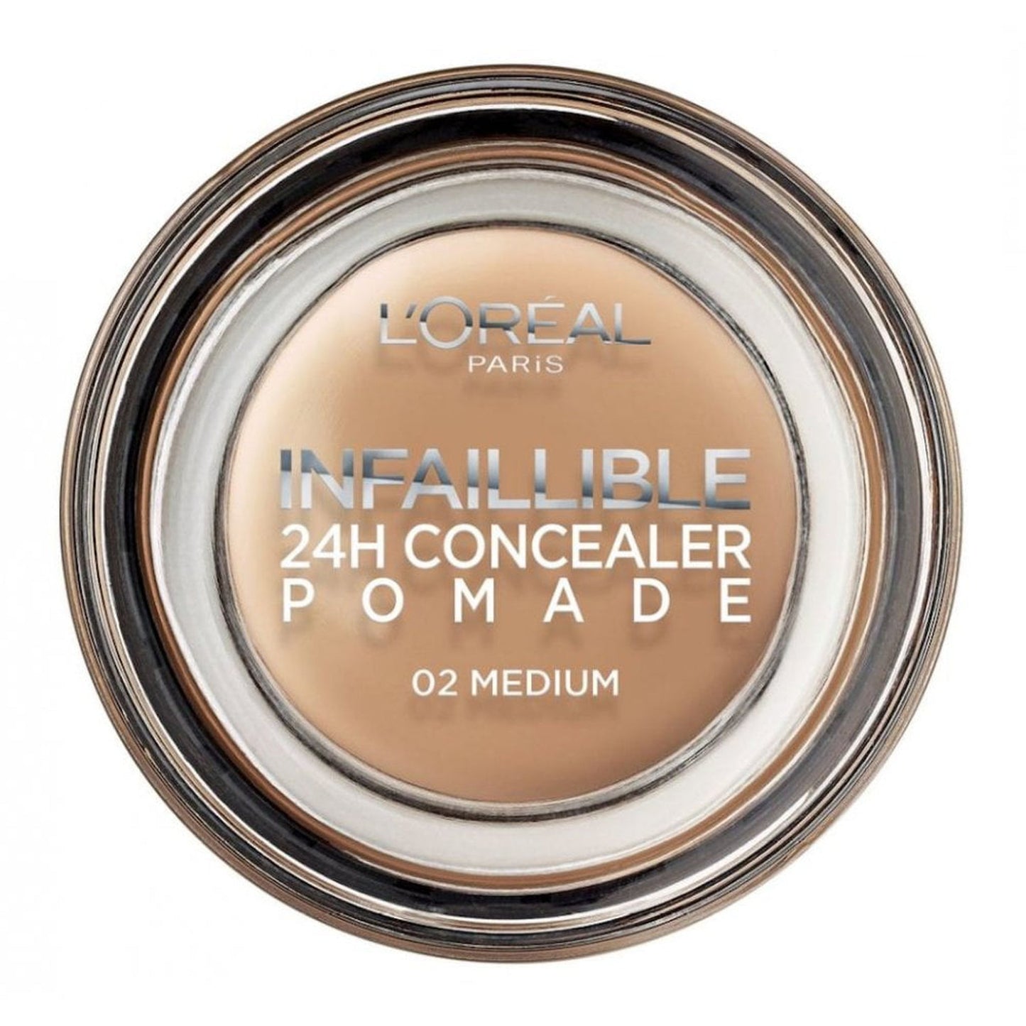 L'Oreal Infallible 24hr Concealer Pomade - 02 Medium-L'Oreal-BeautyNmakeup.co.uk