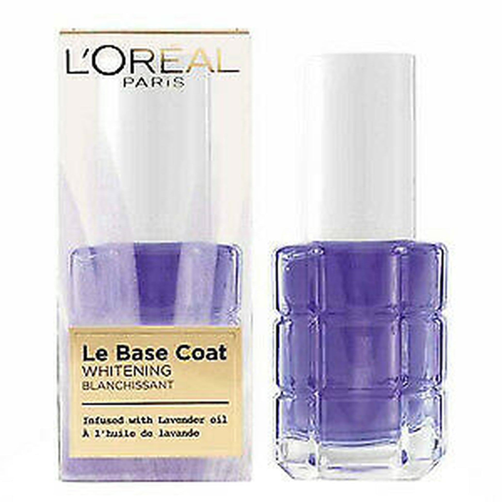 L'Oreal Le Base Coat Whitening Lavender-L'Oreal-BeautyNmakeup.co.uk