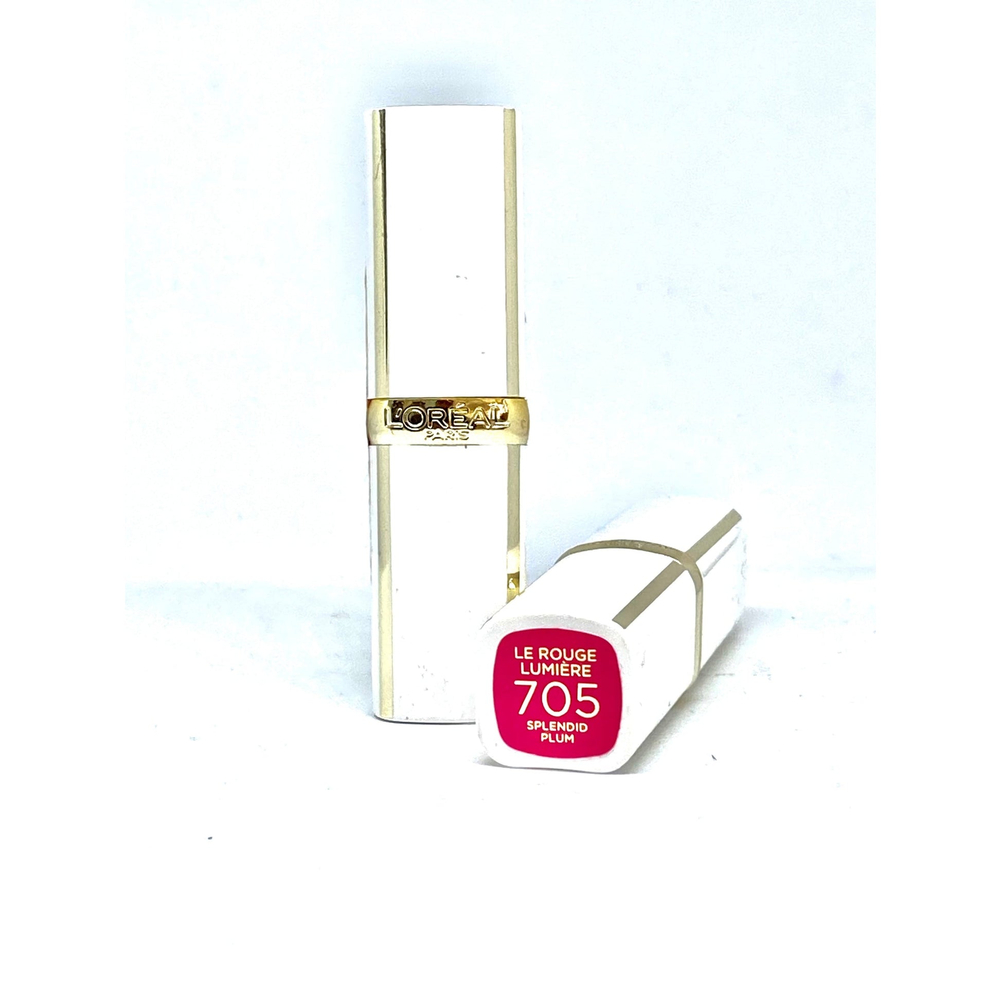 L'Oreal Le Rouge Lumiere Lipstick 705 Splendid Plum-L'Oreal-BeautyNmakeup.co.uk