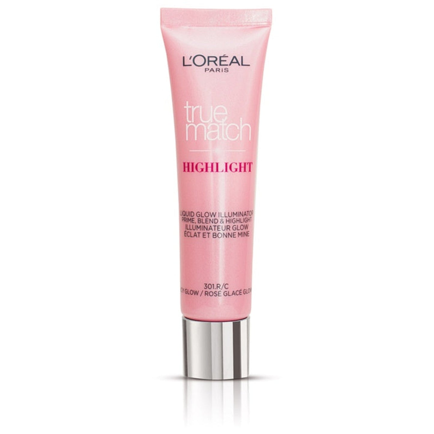 L'Oreal Paris True Match Liquid Glow Illuminator - 301R/301C Icy Glow-L'Oreal-BeautyNmakeup.co.uk