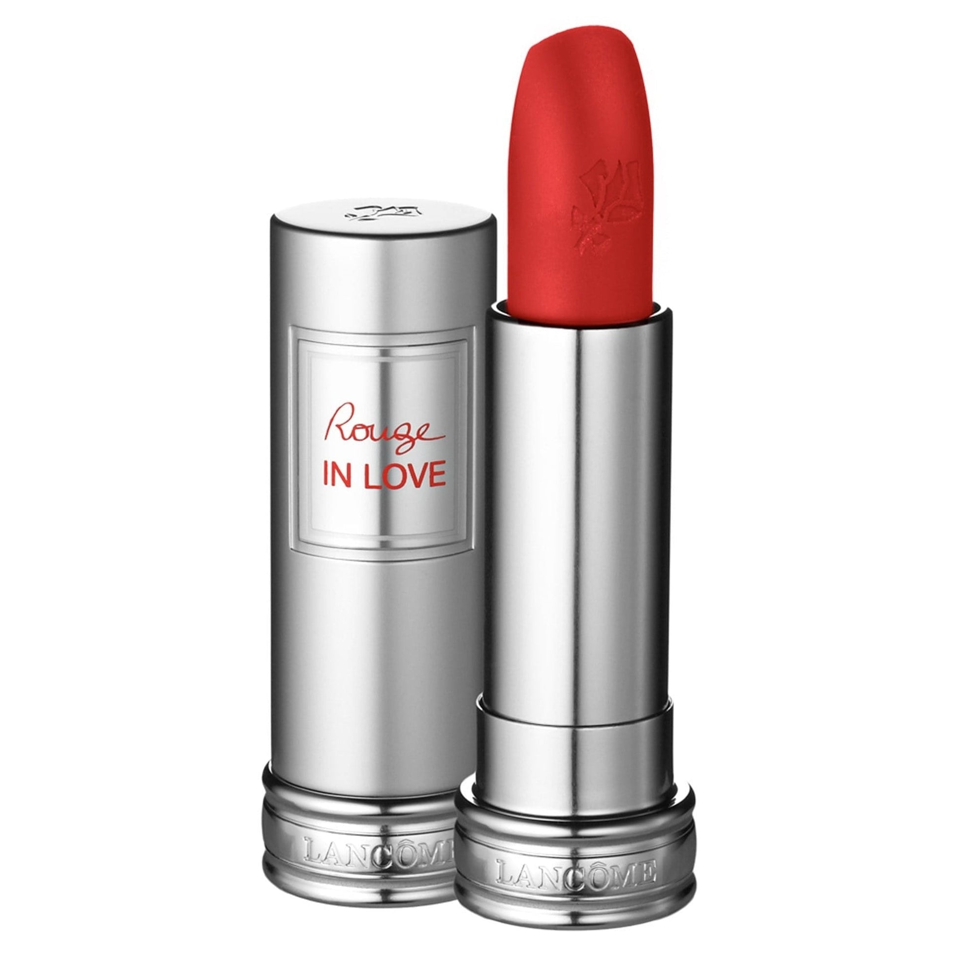 Lancome Rouge in Love Lipstick 185N Rouge Valentine-LANCOME-BeautyNmakeup.co.uk