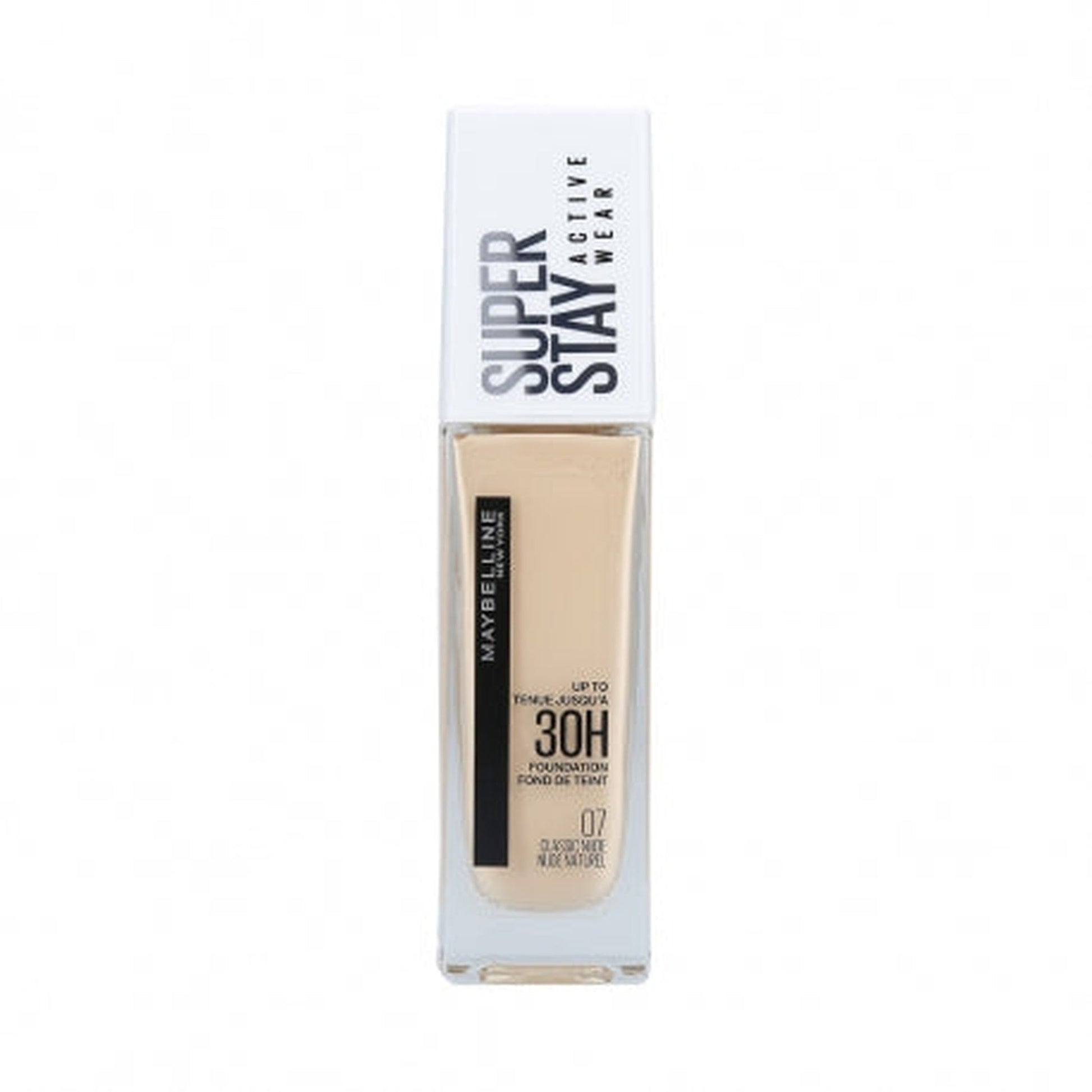 MAYBELLINE Super Stay Active Wear 30H Foundation, 07 Classic Nude-Maybelline-BeautyNmakeup.co.uk