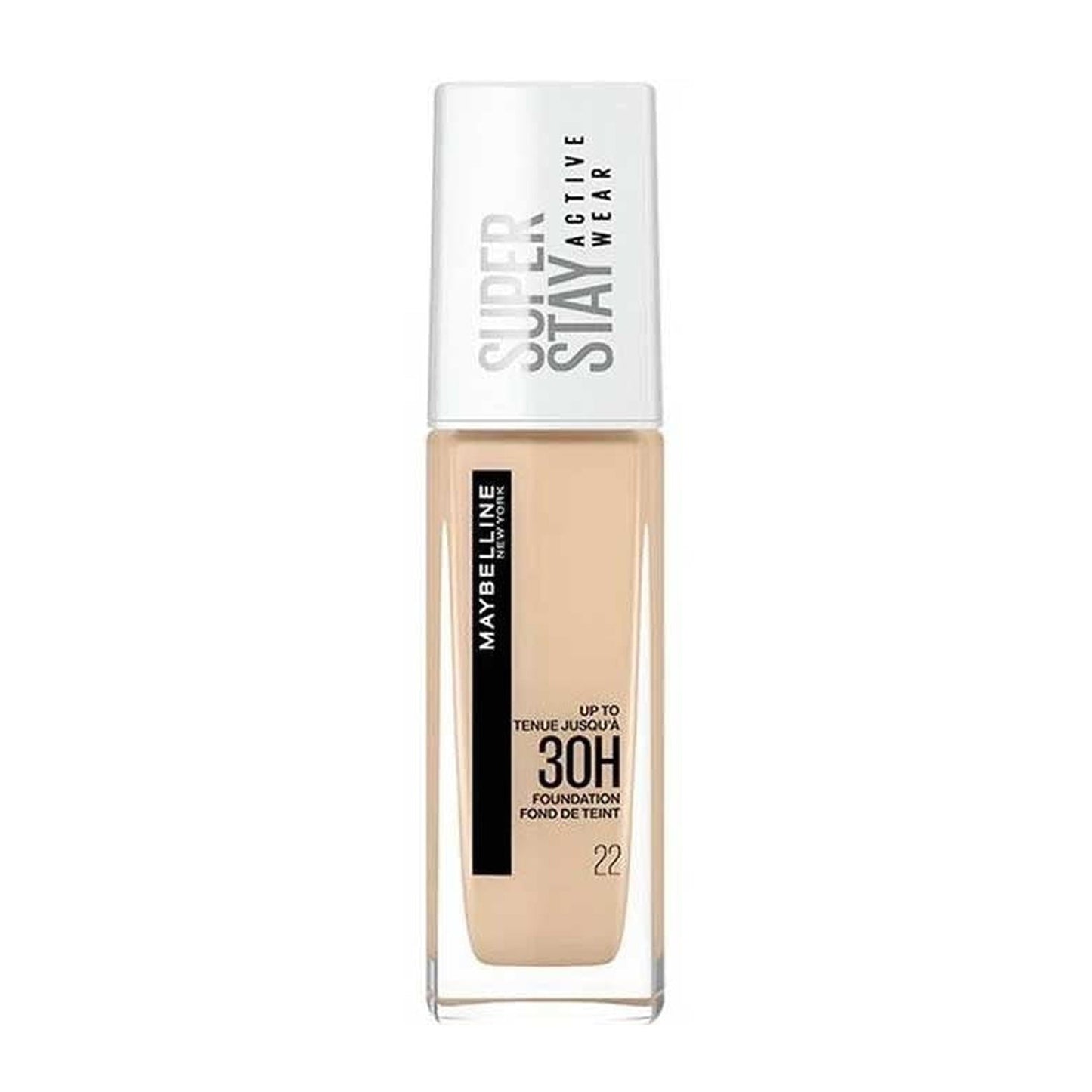 MAYBELLINE Super Stay Active Wear 30H Foundation, 22 Light Bisque-Maybelline-BeautyNmakeup.co.uk