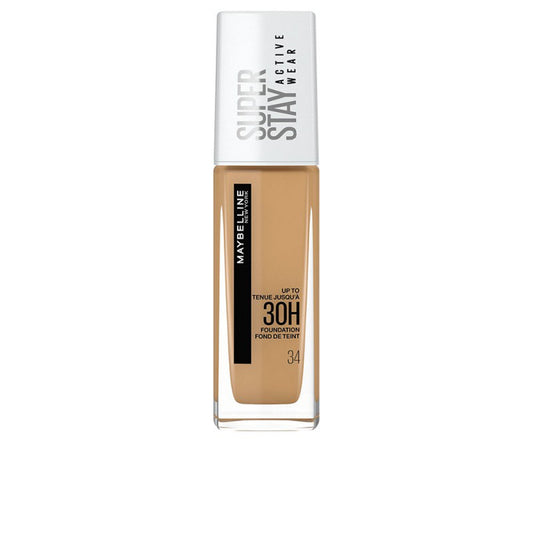 MAYBELLINE Super Stay Active Wear 30H Foundation, 34 Soft Bronze-Maybelline-BeautyNmakeup.co.uk