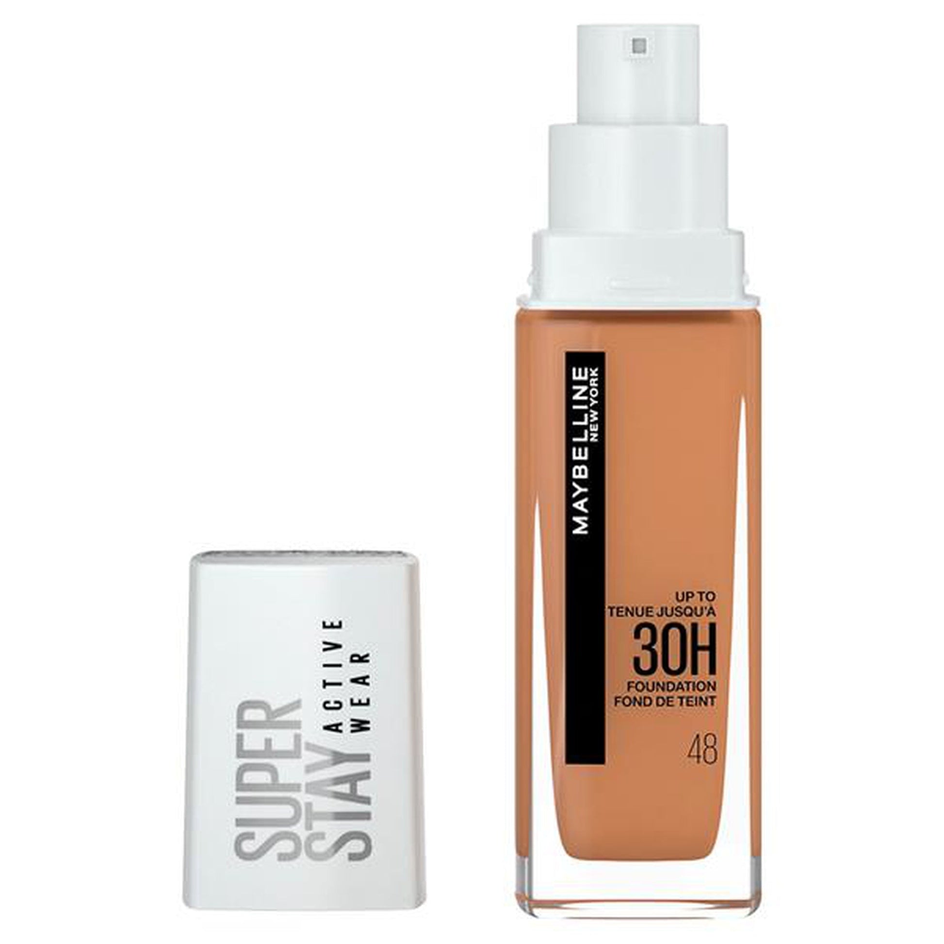 MAYBELLINE Super Stay Active Wear 30H Foundation, 48 Sun Beige-Maybelline-BeautyNmakeup.co.uk