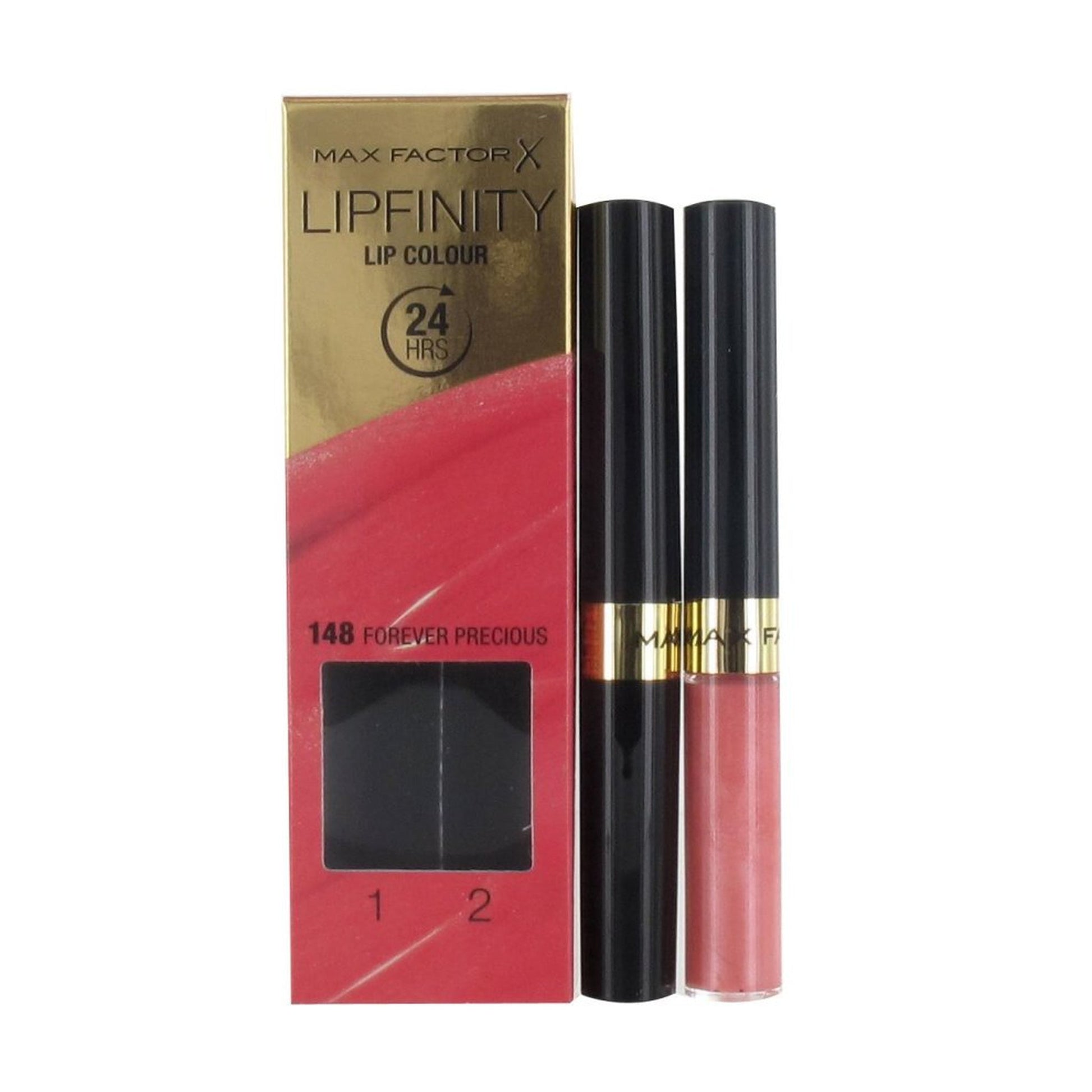 Max Factor Lipfinity Long-Lasting Two Step Lipstick -148 Forever Precious-Max Factor-BeautyNmakeup.co.uk