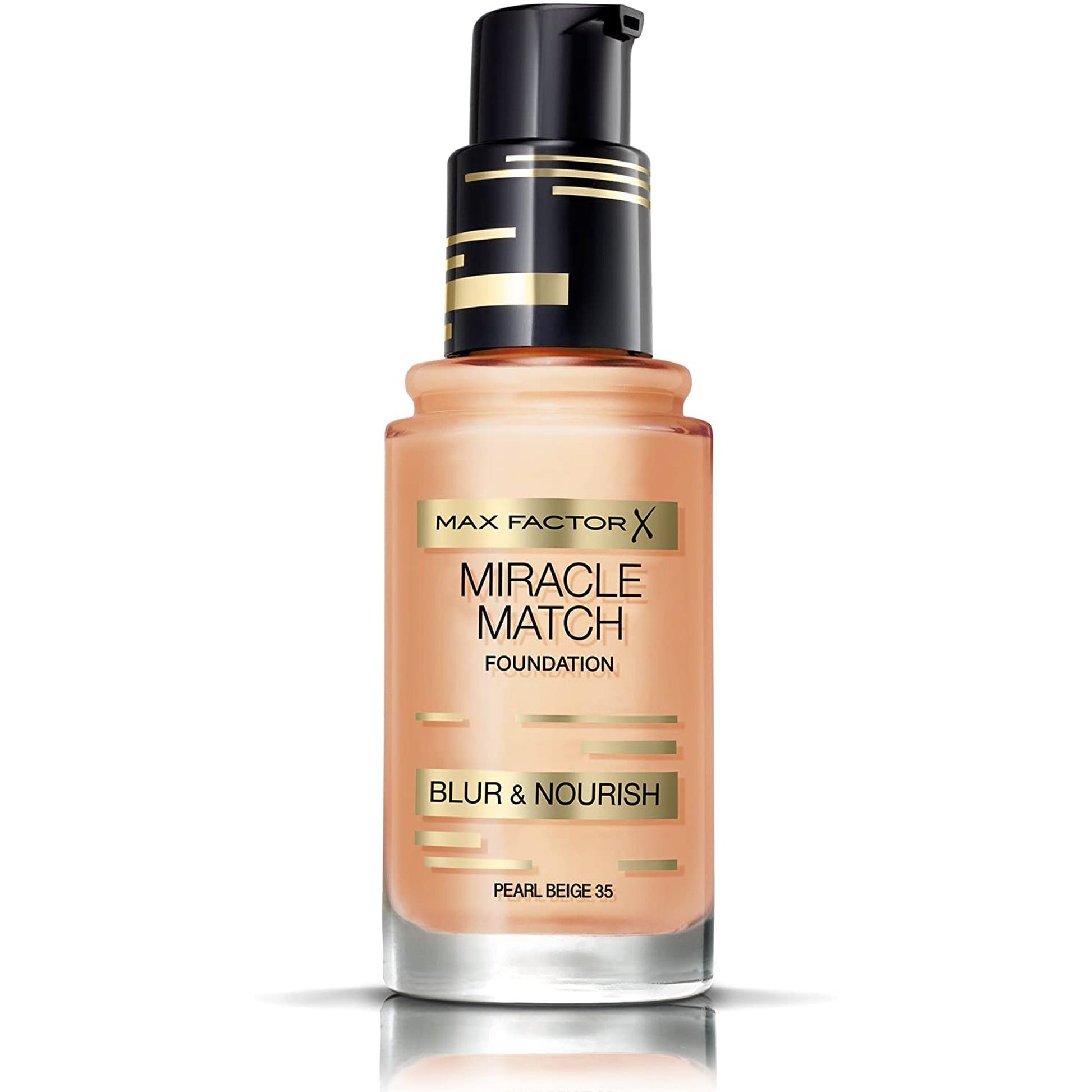 Max Factor Miracle Match Blur & Nourish Foundation - Pearl Beige 35-Max Factor-BeautyNmakeup.co.uk