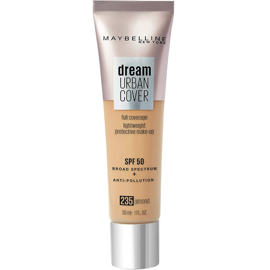 Maybeline Dream Urban Cover Foundation SPF50 - 235 Almond-Maybelline-BeautyNmakeup.co.uk