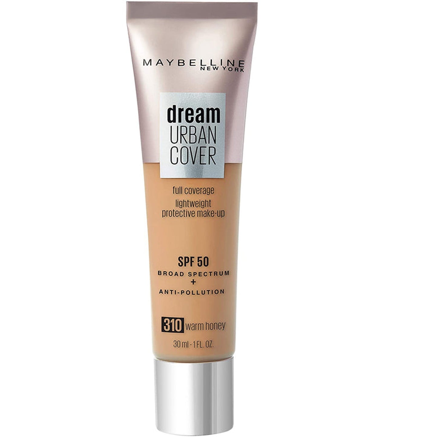 Maybeline Dream Urban Cover Foundation SPF50 - 310 Warm Honey-Maybelline-BeautyNmakeup.co.uk