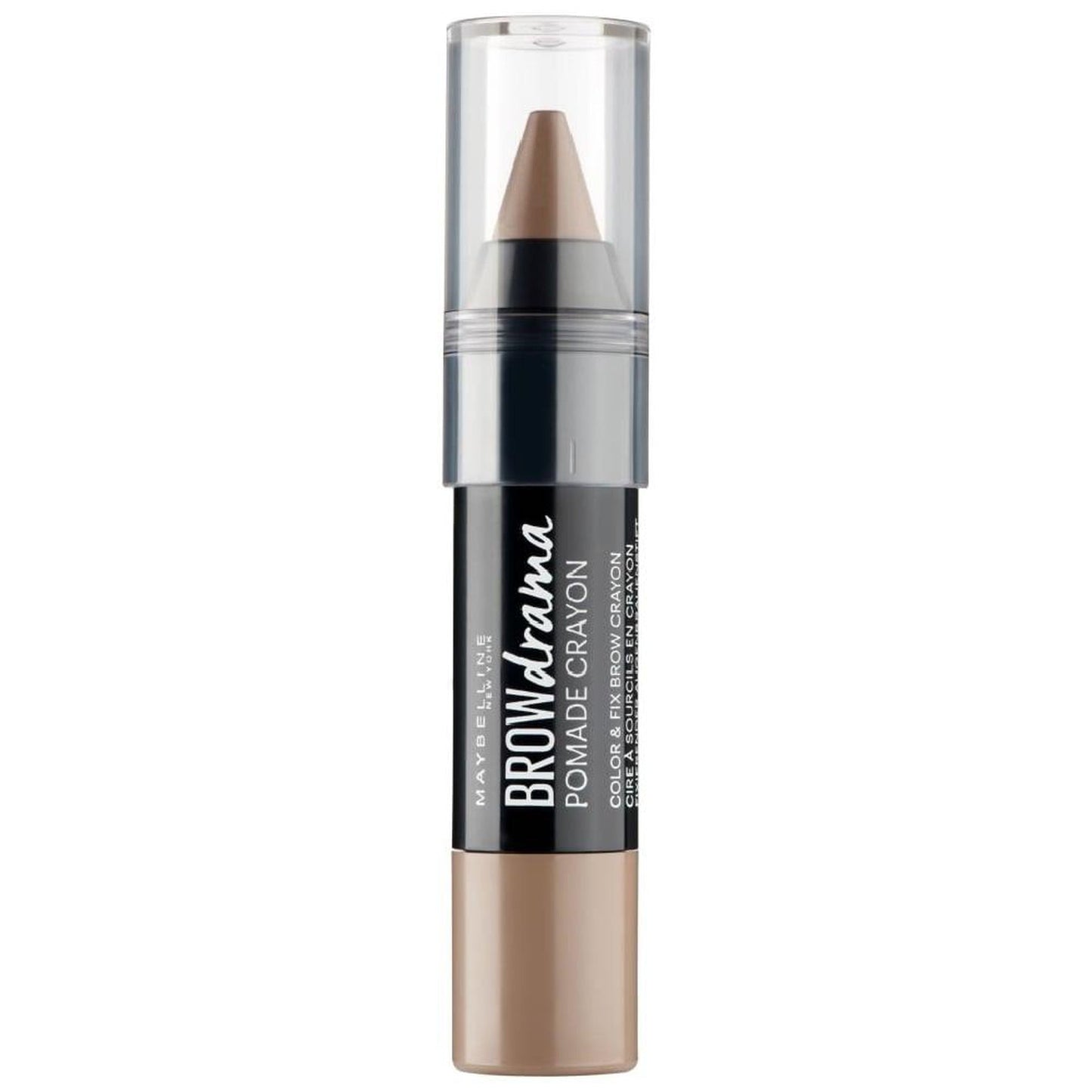 Maybelline Brow Drama Pomade Crayon - Medium Brown-Maybelline-BeautyNmakeup.co.uk