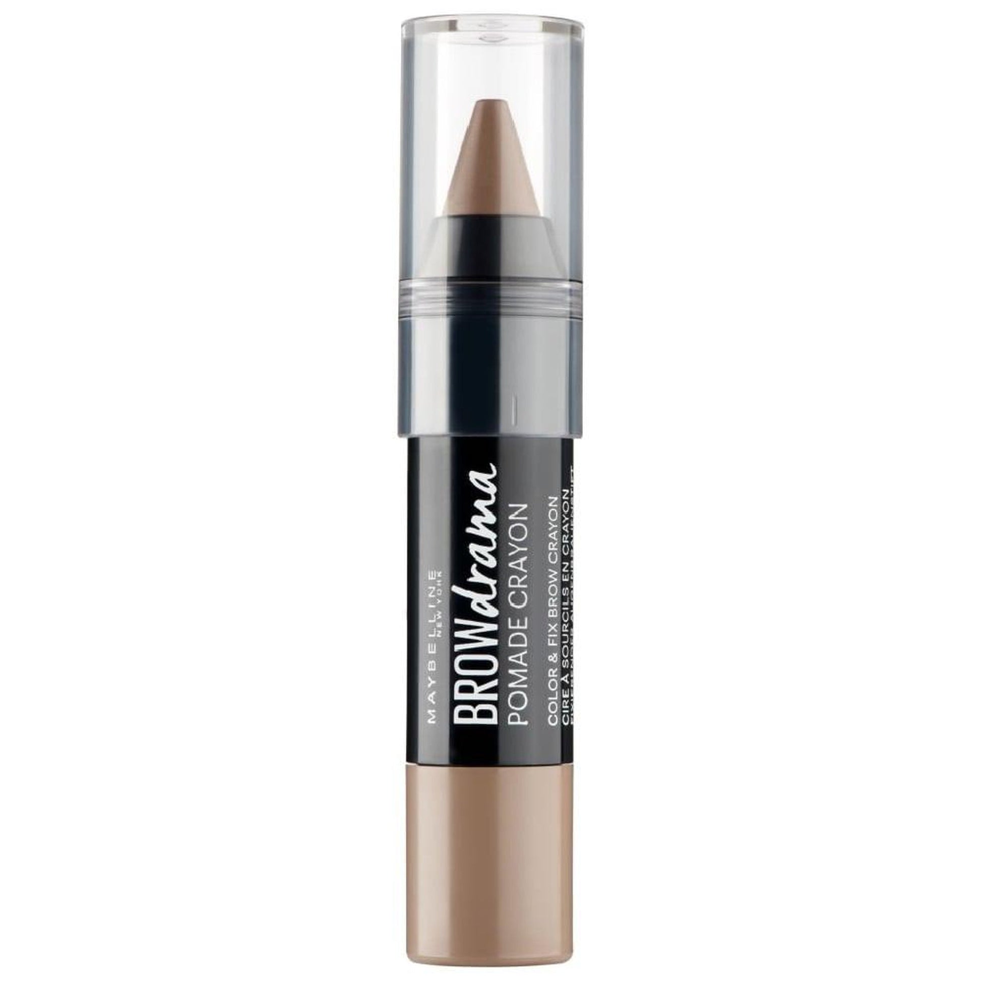 Maybelline Brow Drama Pomade Crayon - Medium Brown-Maybelline-BeautyNmakeup.co.uk