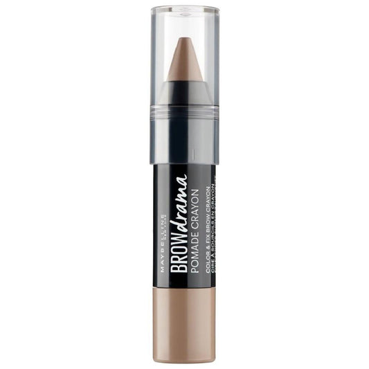 Maybelline Brow Drama Pomade Crayon - Medium Brown-Maybelline-BeautyNmakeup.co.uk