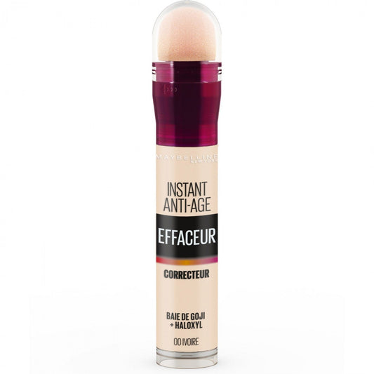 Maybelline Concealer Instant Anti Age Eraser Eye Concealer - 00 Ivory-Maybelline-BeautyNmakeup.co.uk