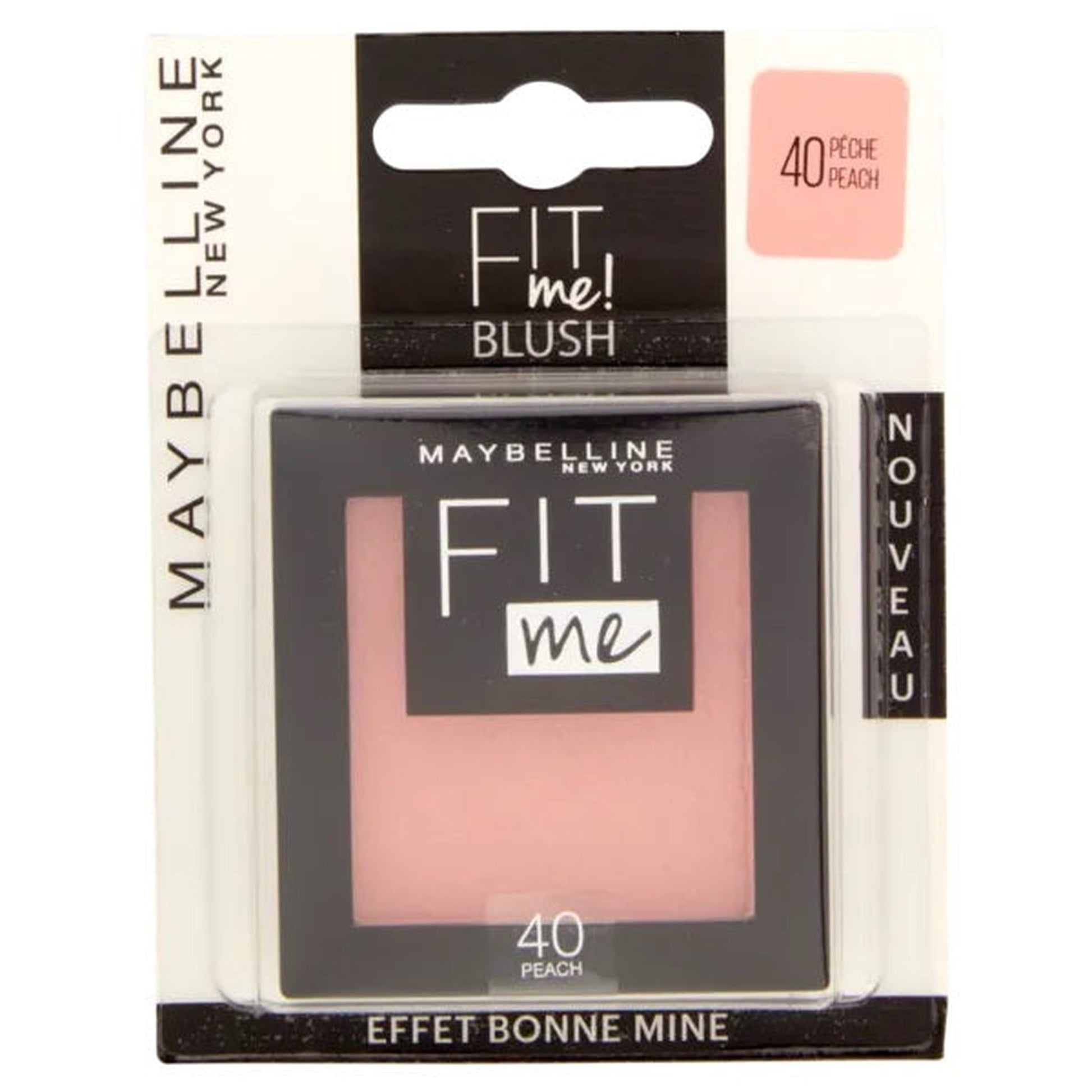 Maybelline Fit Me Blusher 40 Peach-Maybelline-BeautyNmakeup.co.uk