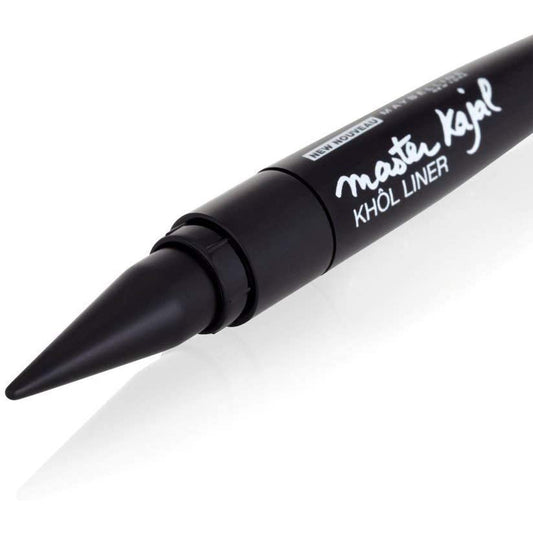 Maybelline Master Kajal EyeLiner Pitch Black-Maybelline-BeautyNmakeup.co.uk