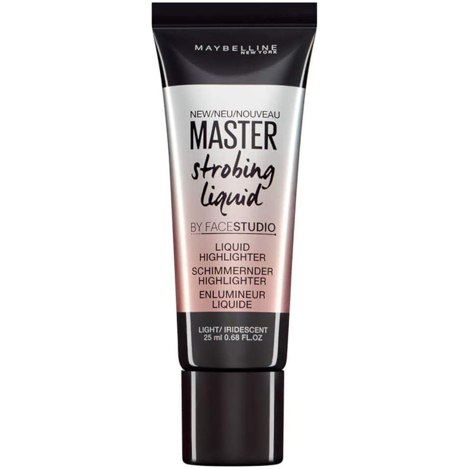 Maybelline Master Strobing Liquid Illuminating Highlighter Light Iridescent 100 Light-Maybelline-BeautyNmakeup.co.uk