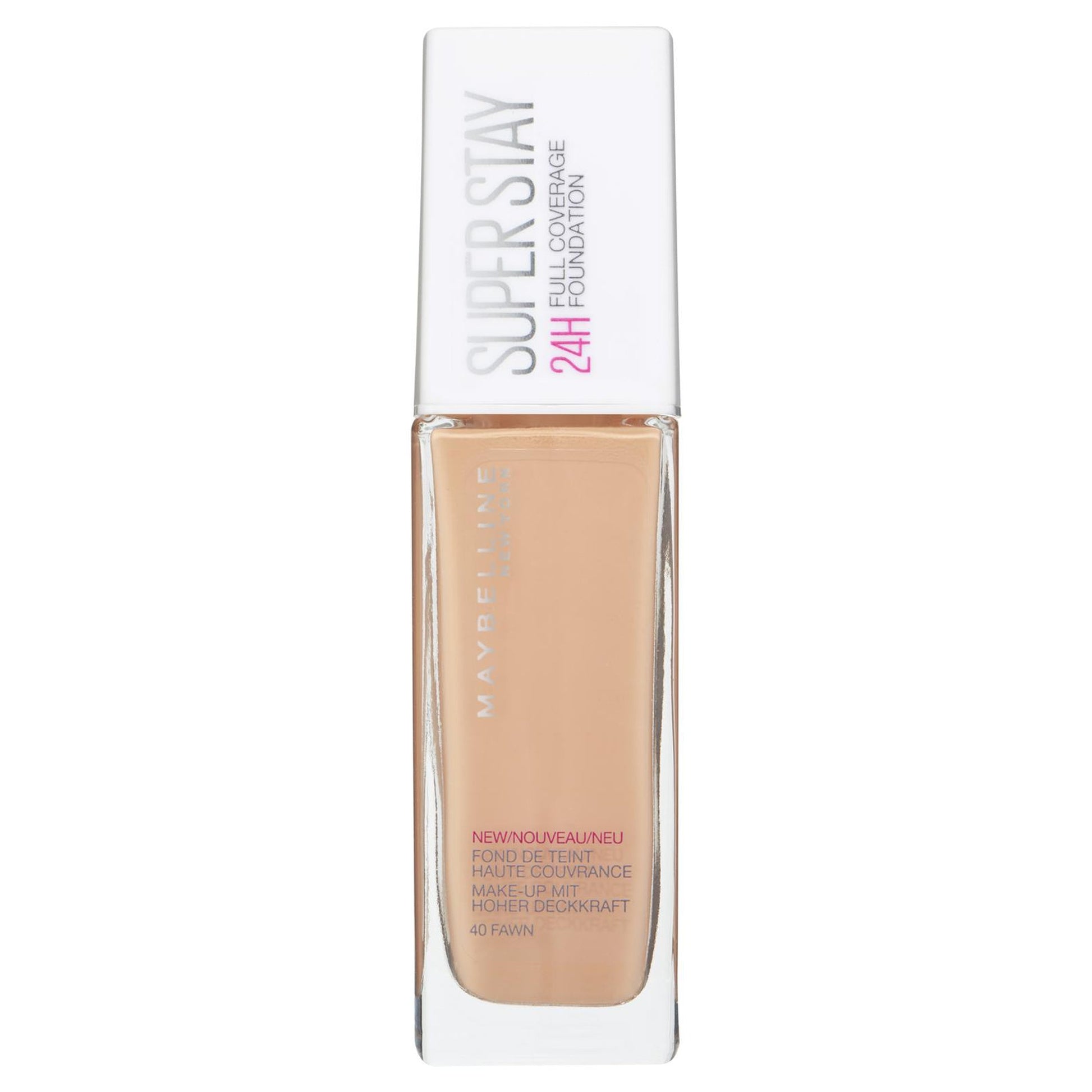 Maybelline SuperStay 24hr Foundation 40 Fawn-Maybelline-BeautyNmakeup.co.uk