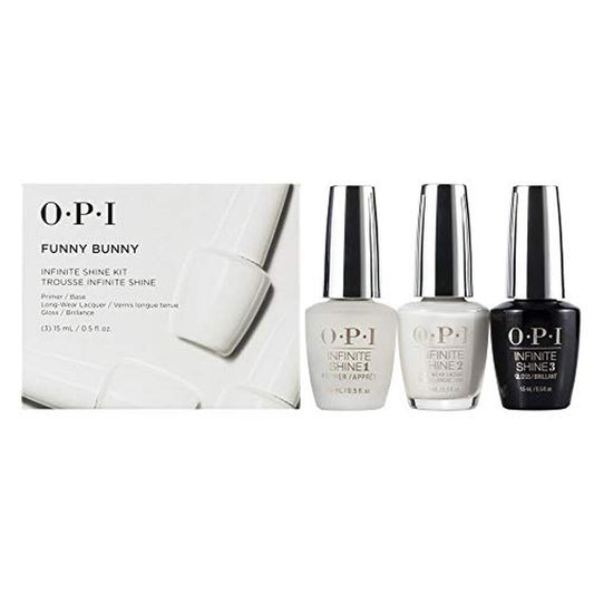 OPI Trio Gift Kit Funny Bunny NAIL LACQUER, BASE & TOP COAT 3 x 15ml-OPI-BeautyNmakeup.co.uk