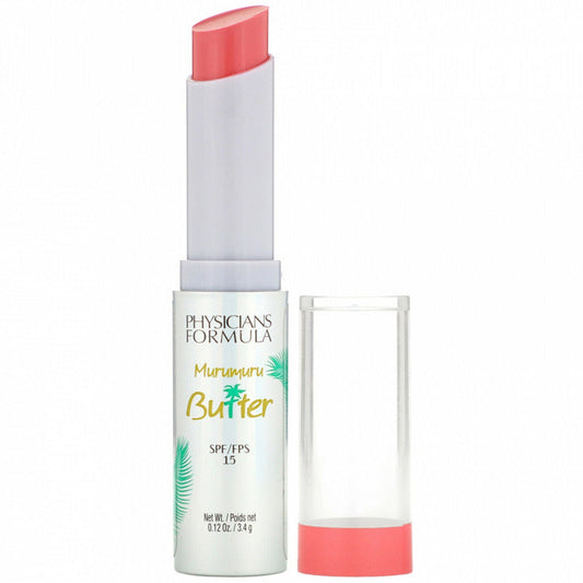 Physicians Formula Murumuru Butter Lip Cream SPF 15 Brazilian Flamingo Pink-Physicians Formula-BeautyNmakeup.co.uk