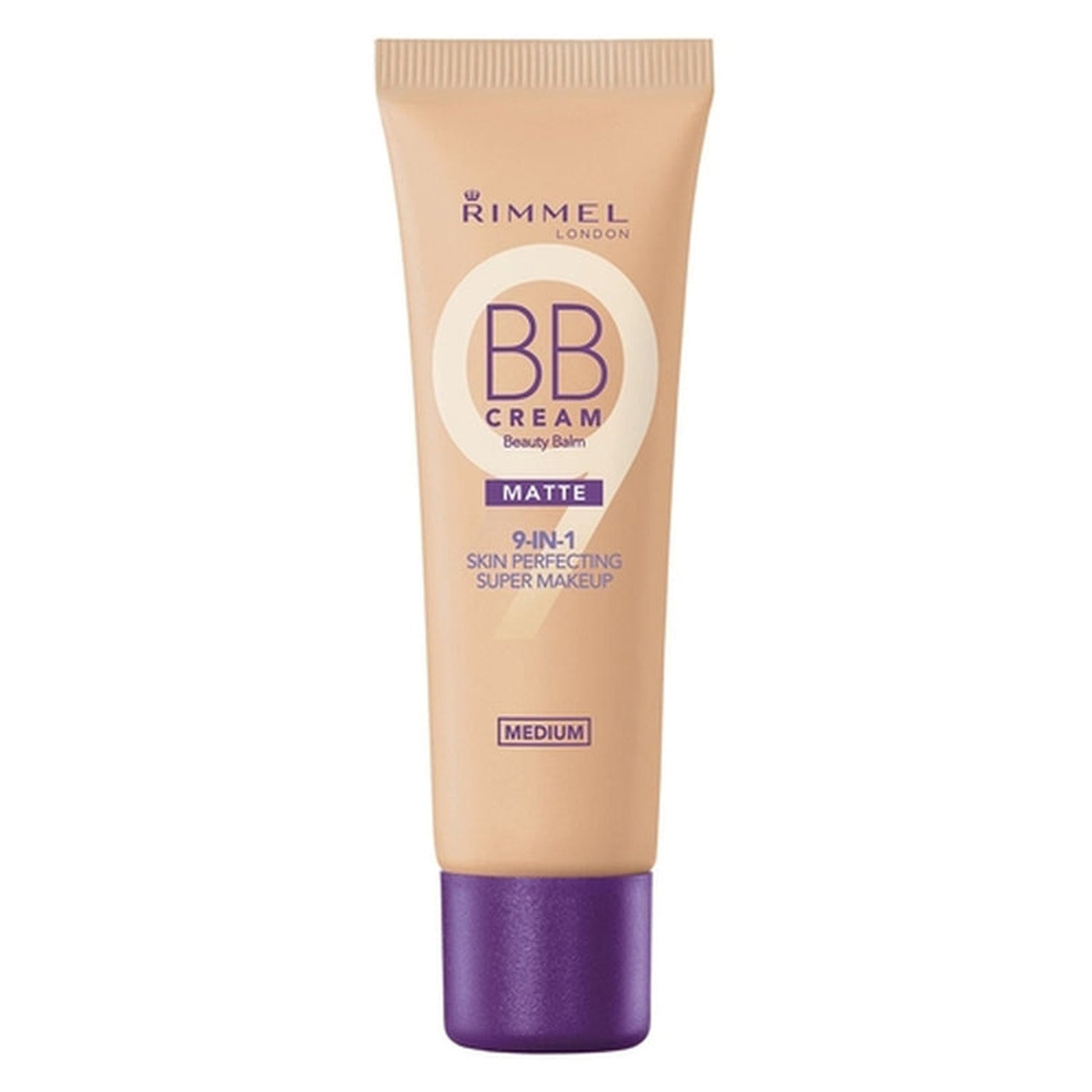 Rimmel BB Cream Matte 9 in 1 Skin Perfecting Make Up Medium 30ml-RIMMEL-BeautyNmakeup.co.uk