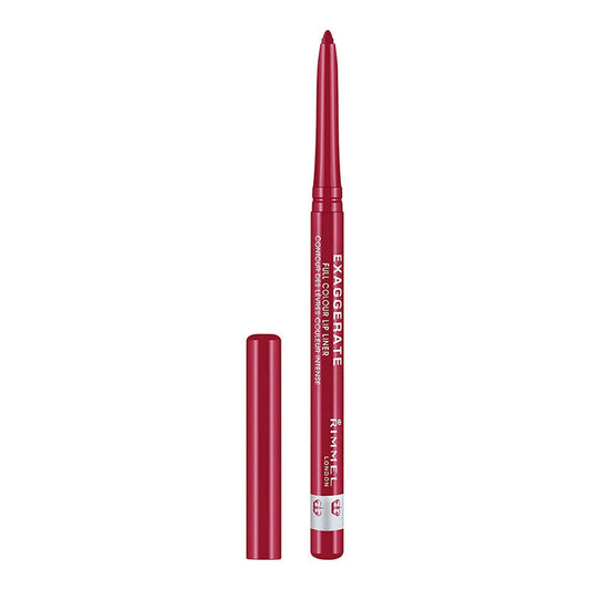 Rimmel Exaggerate Lip Liner 024 Red Diva-RIMMEL-BeautyNmakeup.co.uk