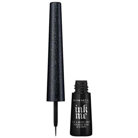 Rimmel Ink Me Eye & Body Liner 002 GLITTER BLACK-RIMMEL-BeautyNmakeup.co.uk