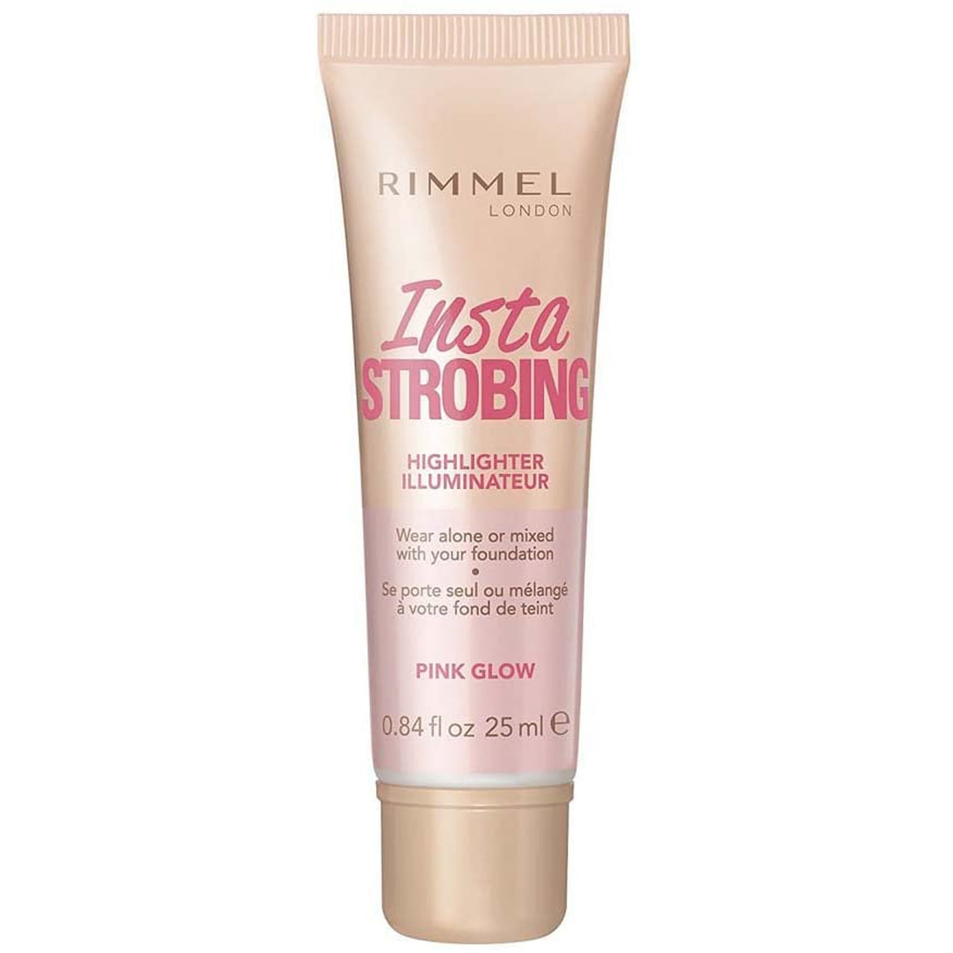 Rimmel Insta Strobing Highlighter Pink Glow-RIMMEL-BeautyNmakeup.co.uk