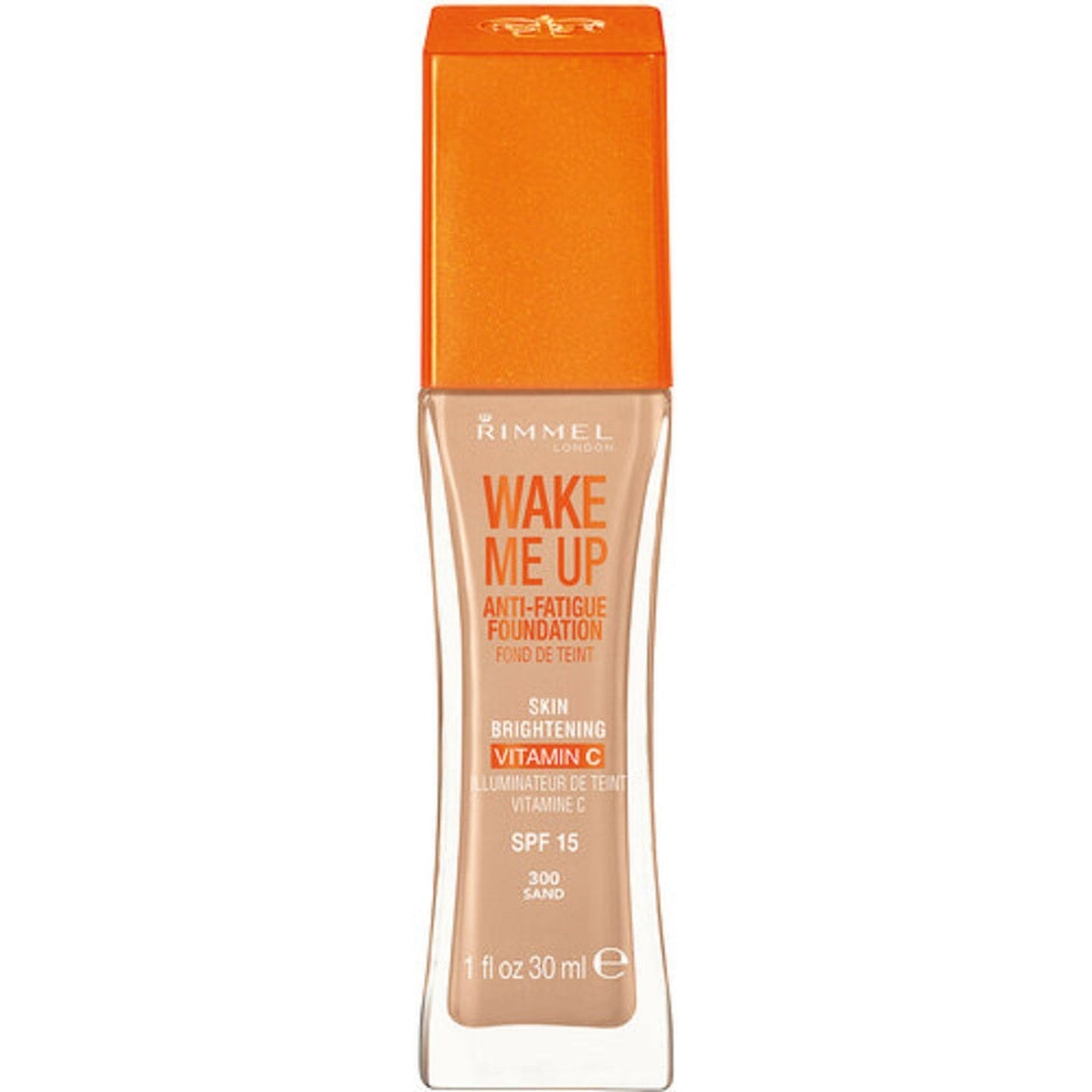 Rimmel Wake Me Up Foundation 300 Sand-RIMMEL-BeautyNmakeup.co.uk