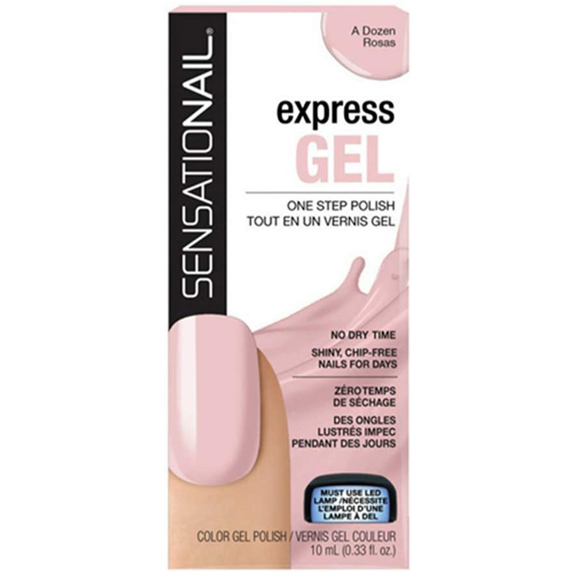 SensatioNail Express Gel Polish A Dozen Rosas-SensatioNail-BeautyNmakeup.co.uk