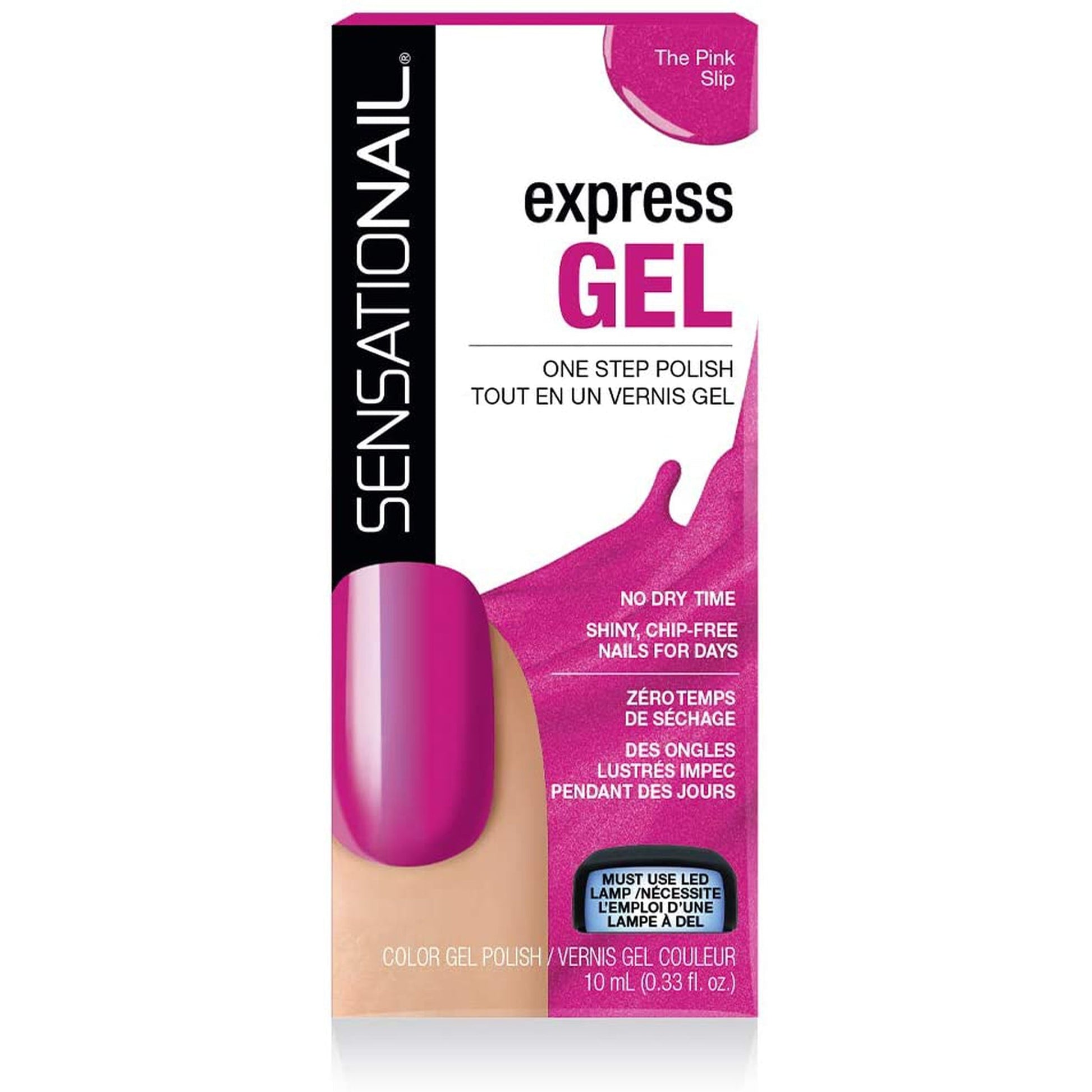 SensatioNail Express Gel Polish Pink Slip-SensatioNail-BeautyNmakeup.co.uk