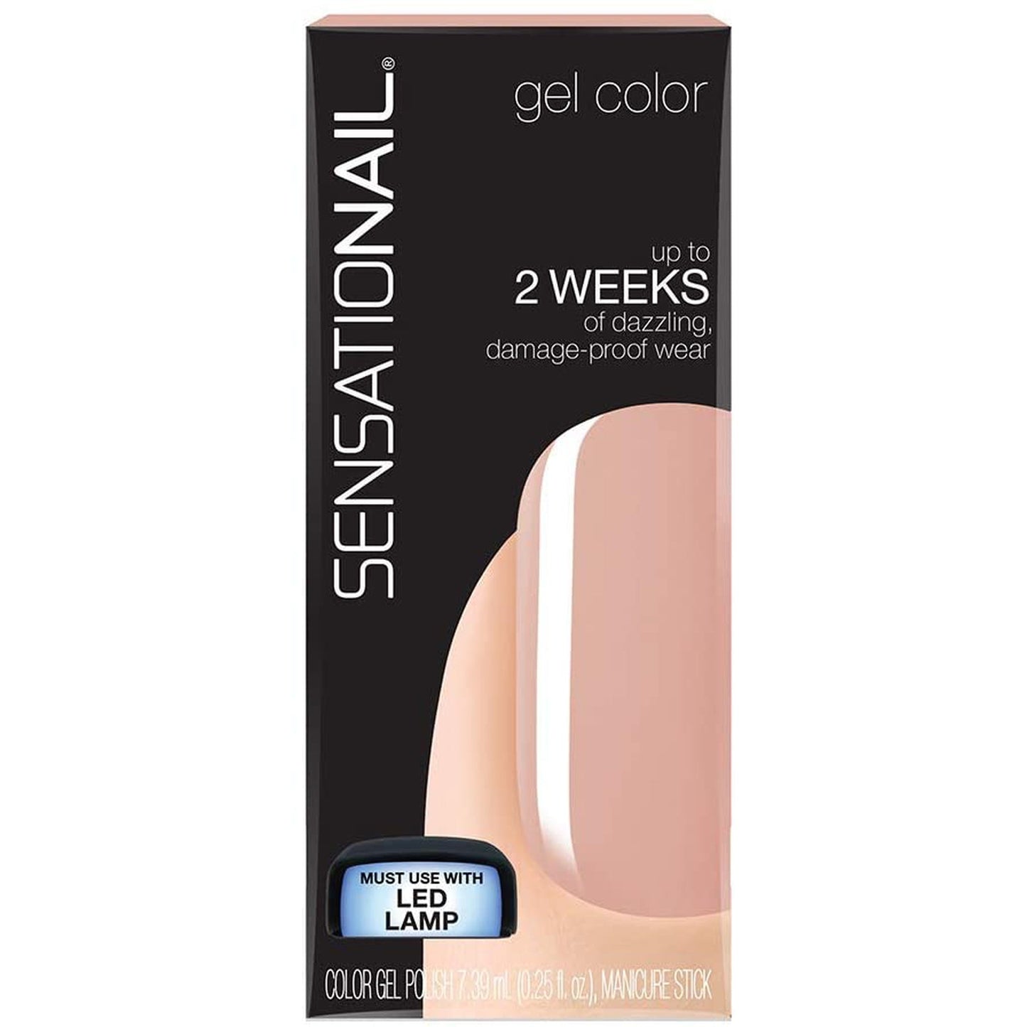 SensatioNail Gel Polish Pink Sand-SensatioNail-BeautyNmakeup.co.uk