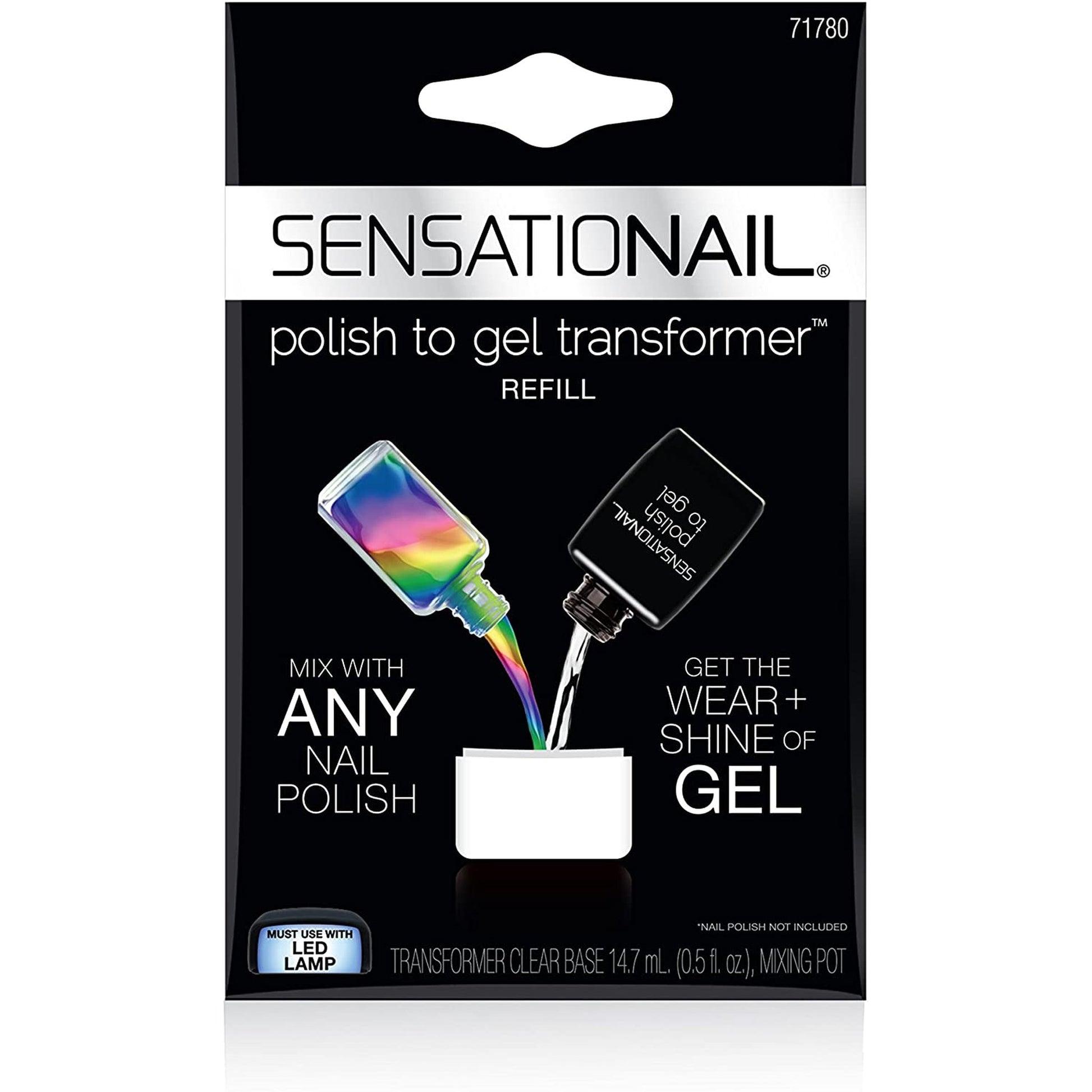 Sensationail Polish to Gel Refill 15ml-SensatioNail-BeautyNmakeup.co.uk