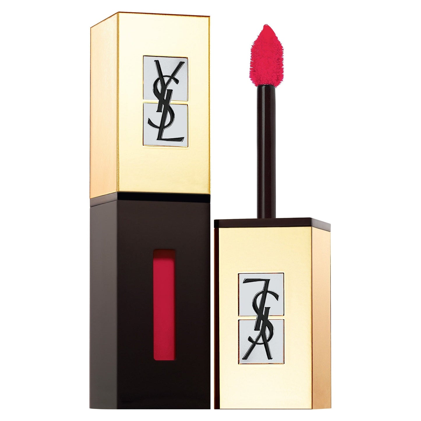 Yves Saint Laurent Glossy Stain Pop Water - 201 Dewy Red-YSL-BeautyNmakeup.co.uk