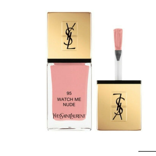 Yves Saint Laurent La Laque Couture Nail Lacquer 95 Watch Me Nude-YSL-BeautyNmakeup.co.uk