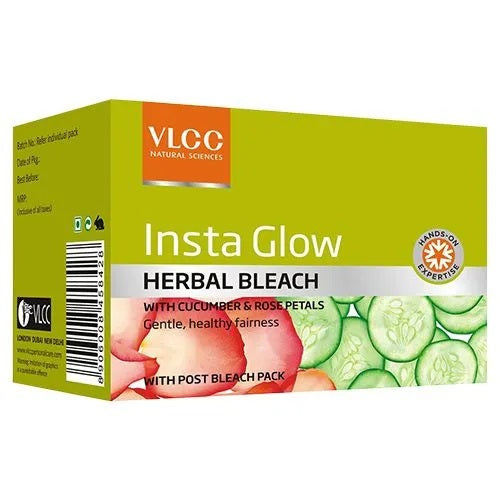 VLCC Insta Glow Herbal Bleach (28.1g)-BeautyNmakeup.co.uk